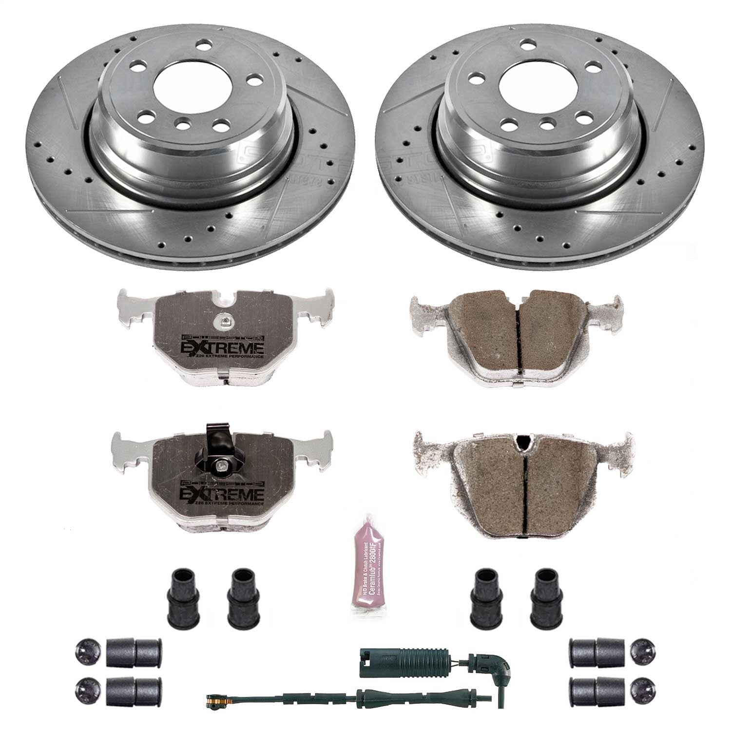 PowerStop Rear Z26 Street Warrior Brake Kit | BMW X5 (02-06) (K5734-26)