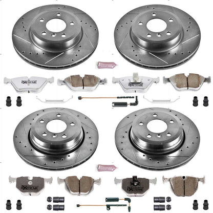 PowerStop Front & Rear Z26 Street Warrior Brake Kit | BMW X3 (04-10) (K5737-26)