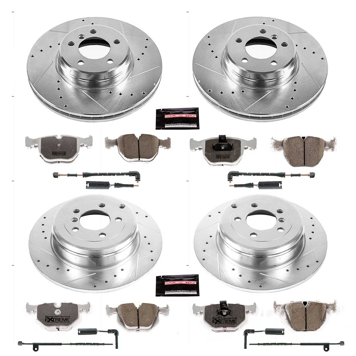 PowerStop Front & Rear Z26 Street Warrior Brake Kit | Land Rover Range Rover (03-05) (K5741-26)