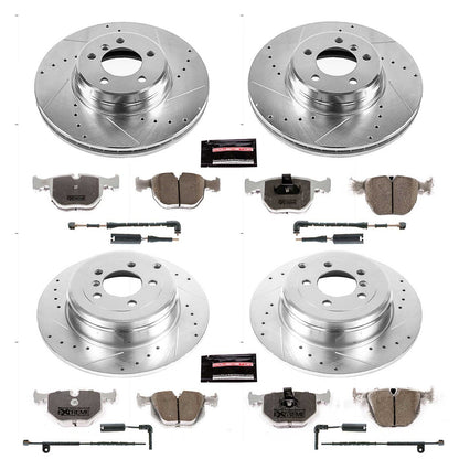 PowerStop Front & Rear Z26 Street Warrior Brake Kit | Land Rover Range Rover (03-05) (K5741-26)