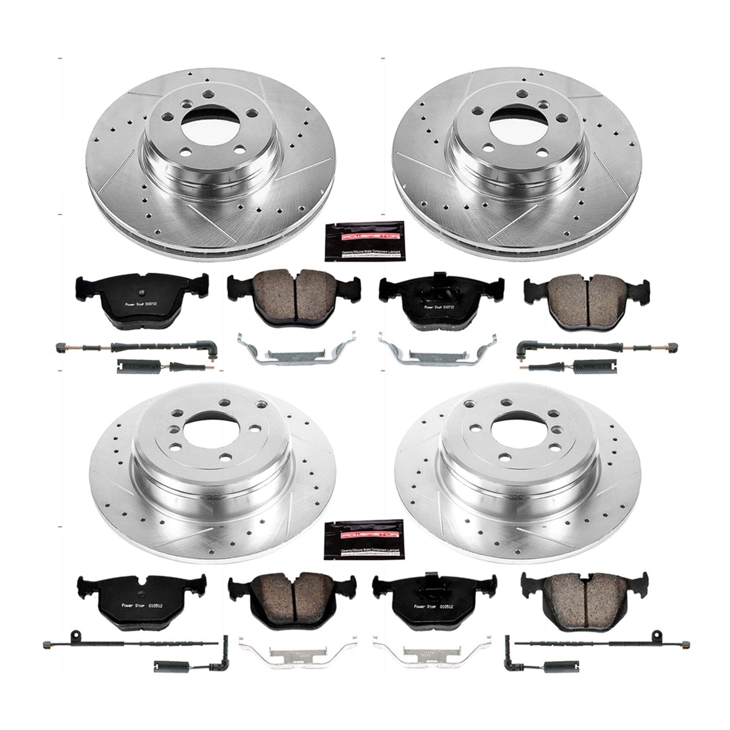 PowerStop Front & Rear Z23 Evolution Sport Brake Kit | Land Rover Range Rover (03-05) (K5741)