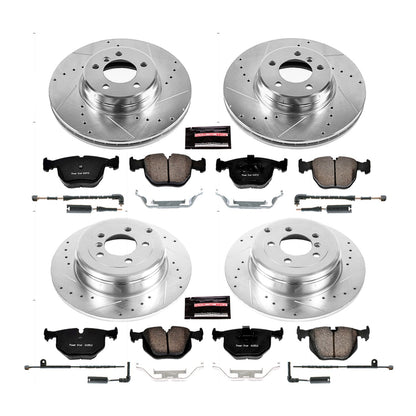 PowerStop Front & Rear Z23 Evolution Sport Brake Kit | Land Rover Range Rover (03-05) (K5741)