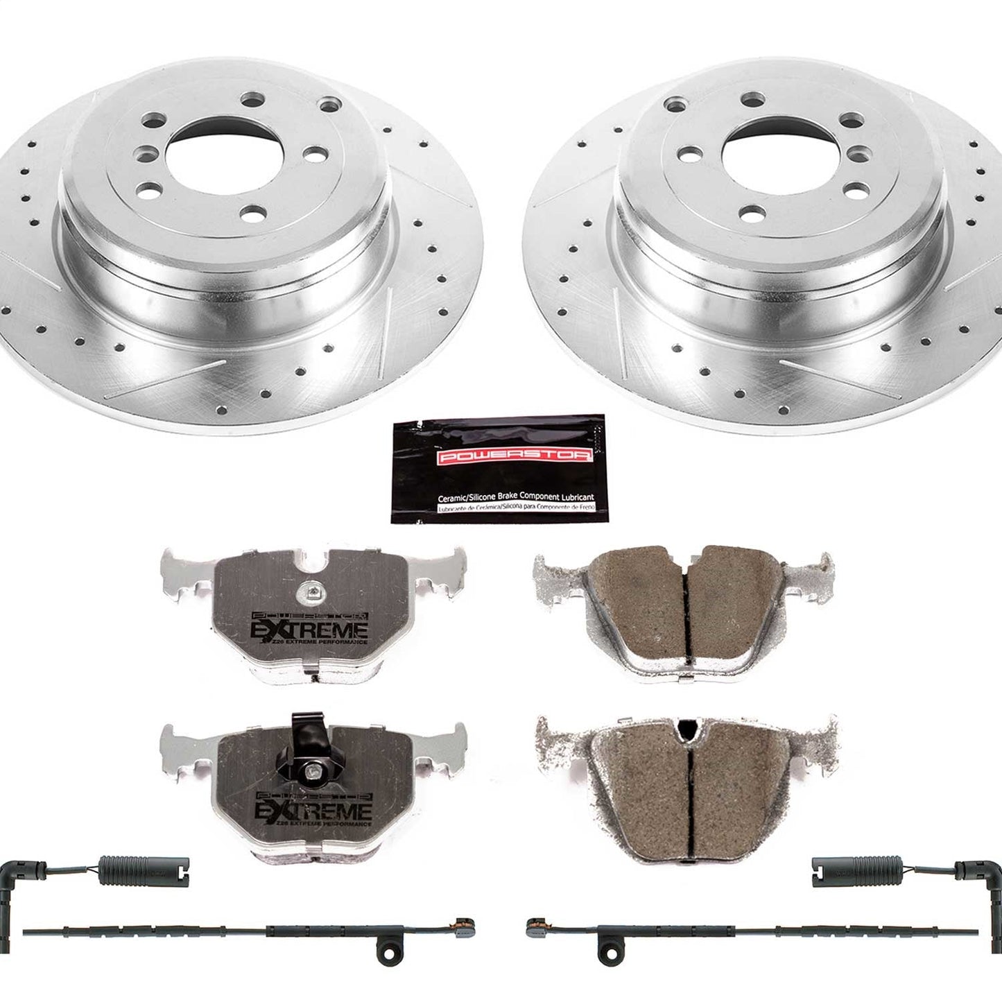 PowerStop Rear Z26 Street Warrior Brake Kit | Land Rover Range Rover (03-05) (K5742-26)