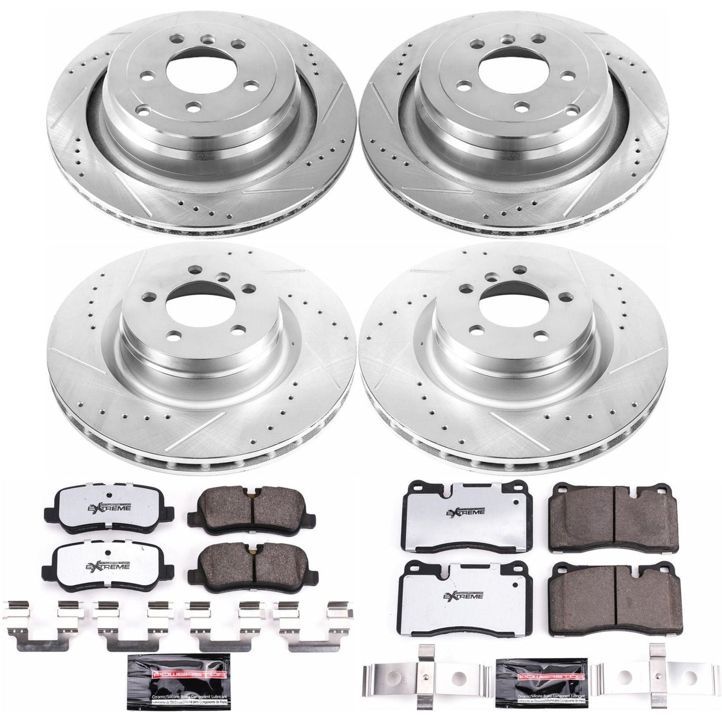 PowerStop Front & Rear Z36 Truck & Tow Brake Kit | Land Rover Range Rover (06-09) (K5744-36)