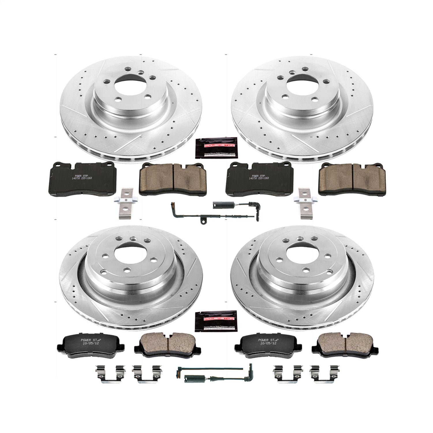 PowerStop Front & Rear Z23 Evolution Sport Brake Kit | Land Rover Range Rover (06-09) (K5744)