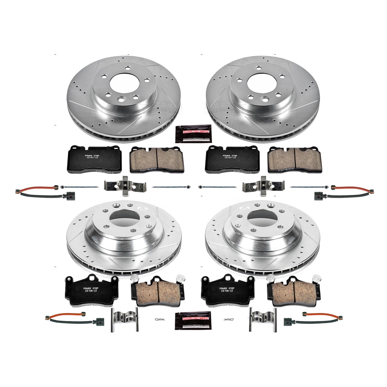 PowerStop Front & Rear Z23 Evolution Sport Brake Kit | Volkswagen Touareg (07-10) (K5745)