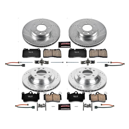 PowerStop Front & Rear Z23 Evolution Sport Brake Kit | Volkswagen Touareg (07-10) (K5745)