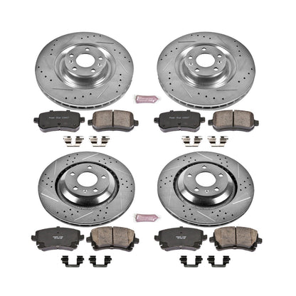 PowerStop Front & Rear Z23 Evolution Sport Brake Kit | Audi A6 Quattro (09-11) (K5746)