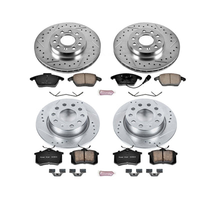 PowerStop Z23 Evolution Sport Front & Rear Brake Kit | Audi A3 (10-12) (K5749)
