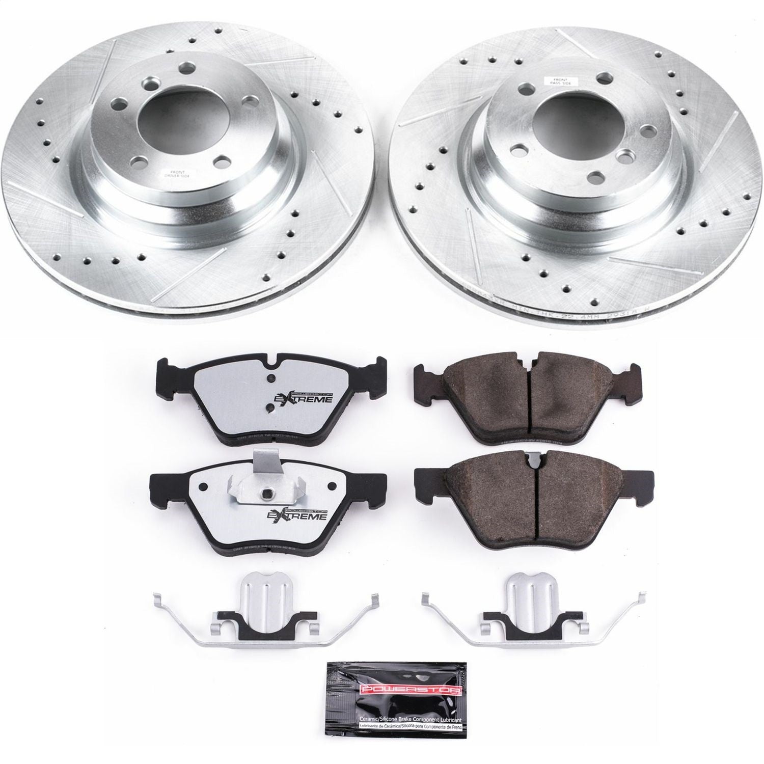 PowerStop Front Z26 Street Warrior Brake Kit | BMW 330xi (2006) (K5767-26)