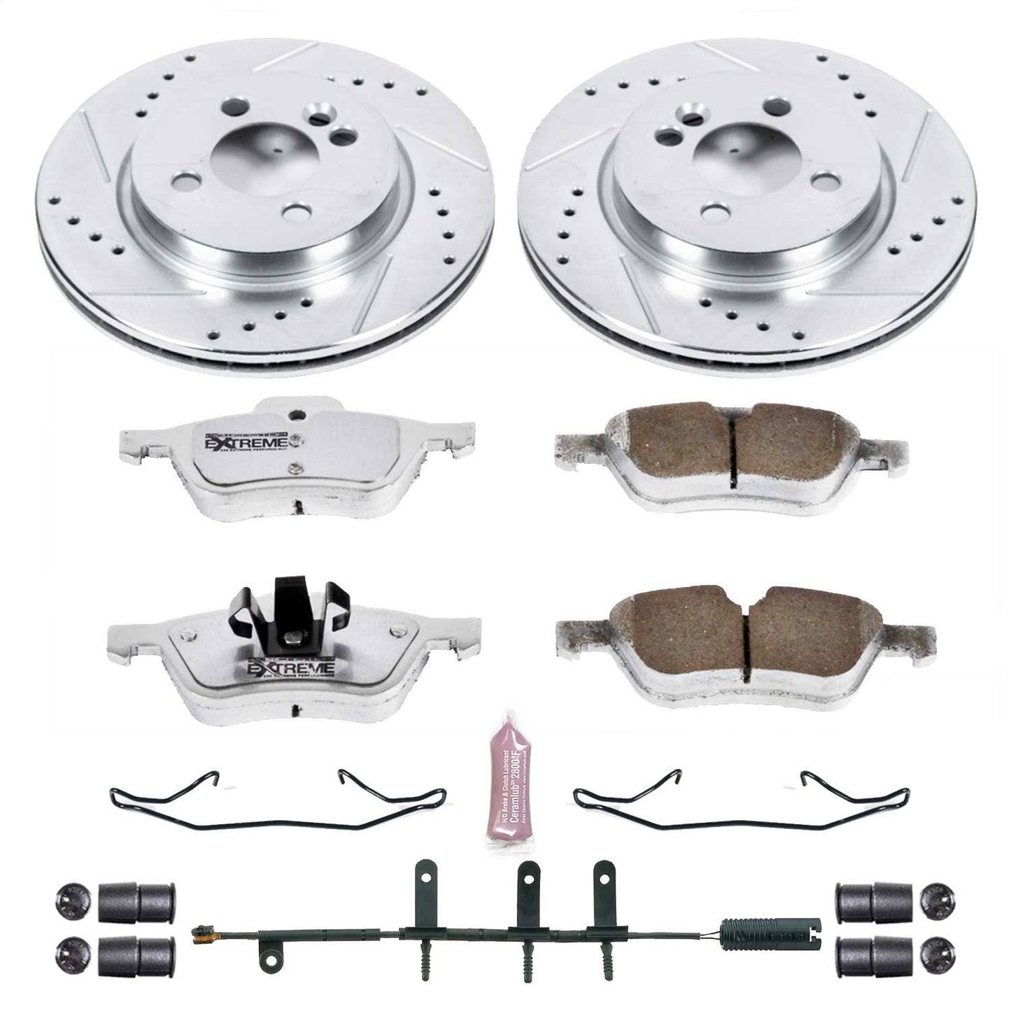 PowerStop Front Z26 Street Warrior Brake Kit | Mini Cooper (07-08) (K5780-26)