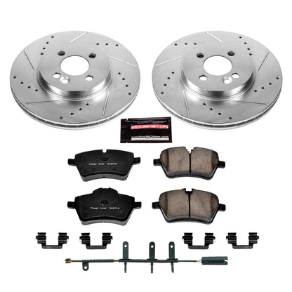 PowerStop Front Z23 Evolution Sport Brake Kit | Mini Cooper (07-08) (K5784)