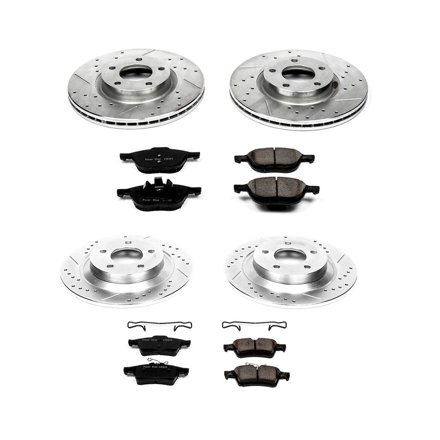 PowerStop Front & Rear Z23 Evolution Sport Brake Kit | Mazda 5 (08-10) (K5804)
