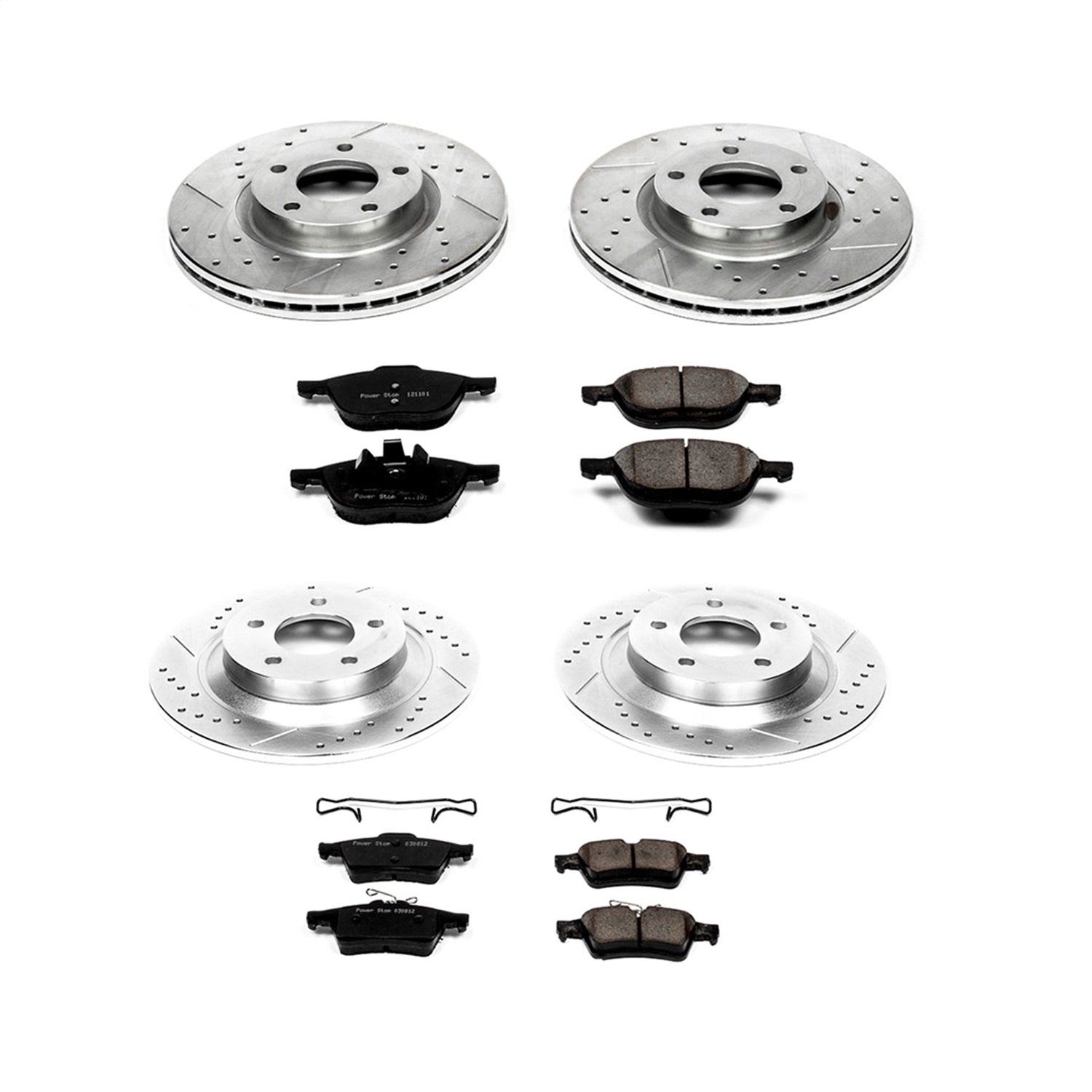 PowerStop Front & Rear Z23 Evolution Sport Brake Kit | Mazda 5 (08-10) (K5804)