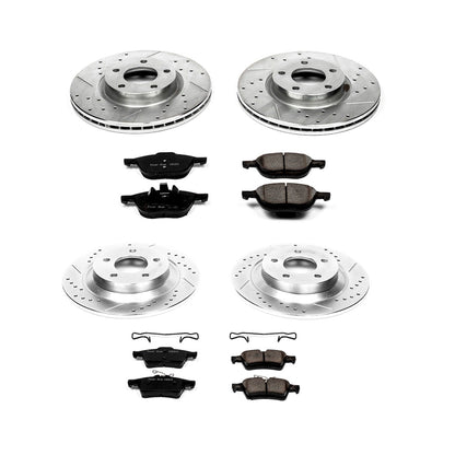 PowerStop Front & Rear Z23 Evolution Sport Brake Kit | Mazda 5 (08-10) (K5804)