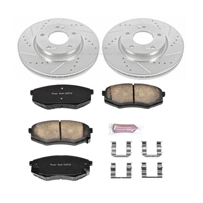 PowerStop Z23 Evolution Sport Front Brake Kit | Hyundai Tucson (10-12) (K5806)
