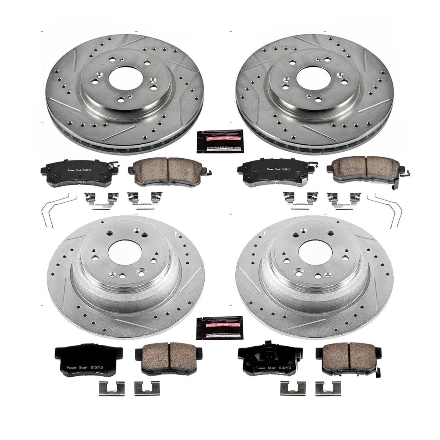 PowerStop Front & Rear Z23 Evolution Sport Brake Kit | Honda Crosstour (12-15) (K5816)