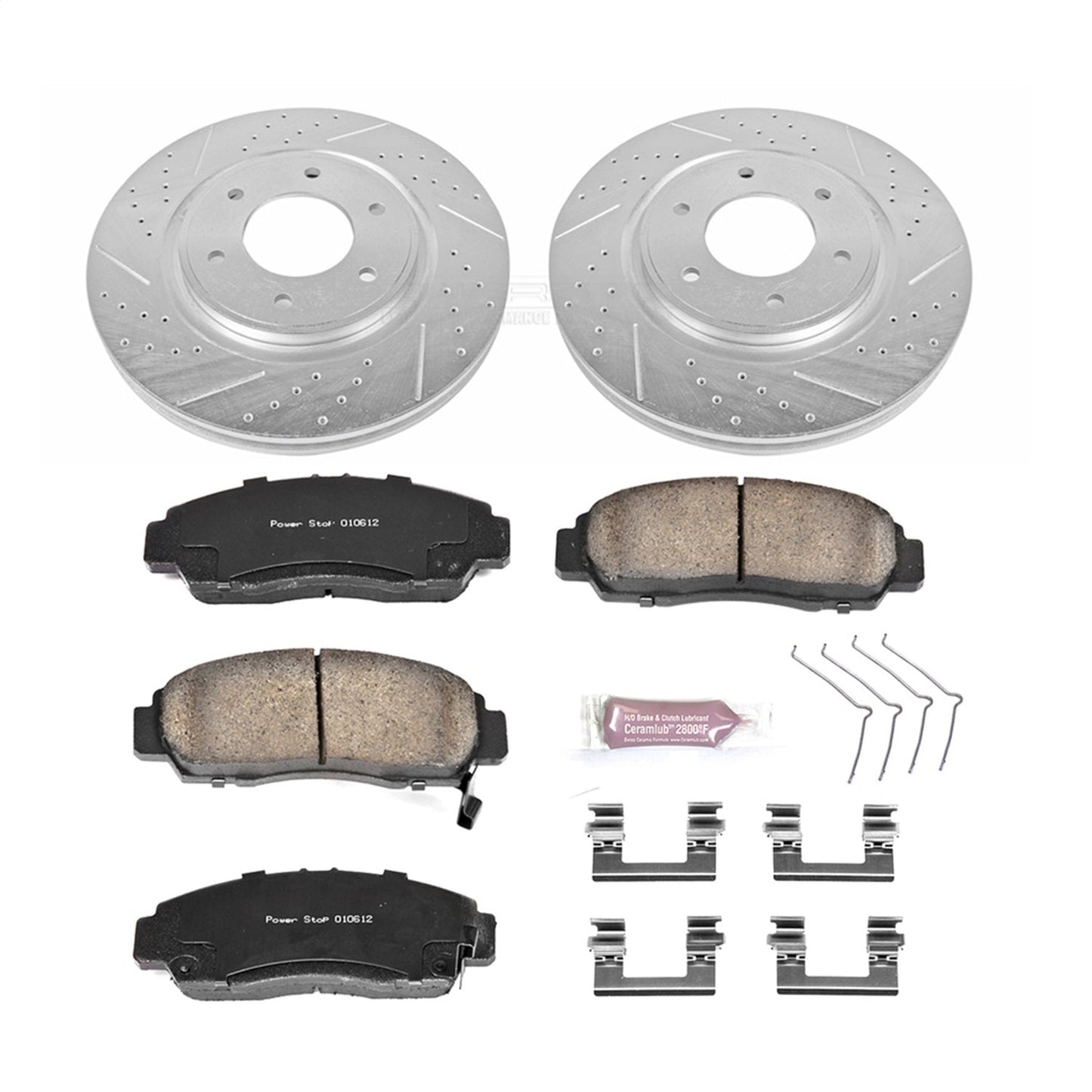 PowerStop Front Z23 Evolution Sport Brake Kit | Nissan Armada (12-15) (K5821)