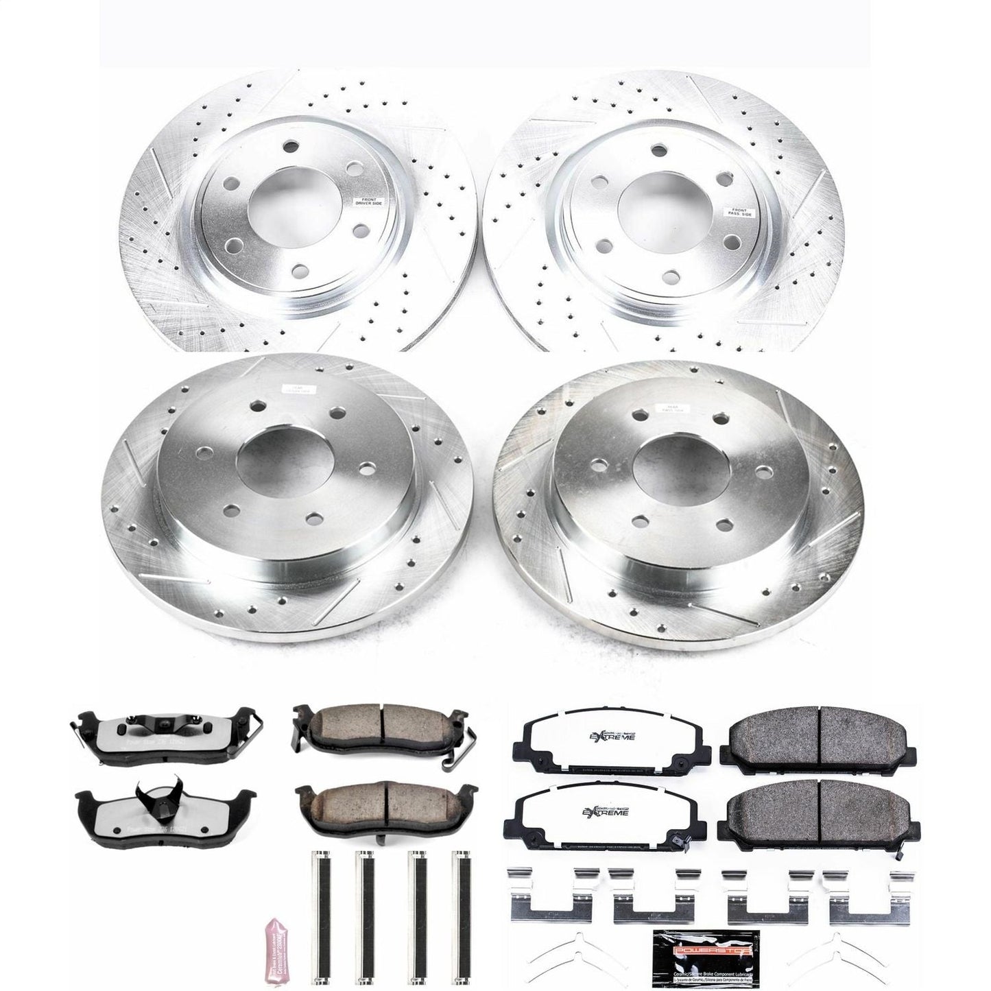 PowerStop Front & Rear Z36 Truck & Tow Brake Kit | Nissan Armada (12-15) (K5822-36)