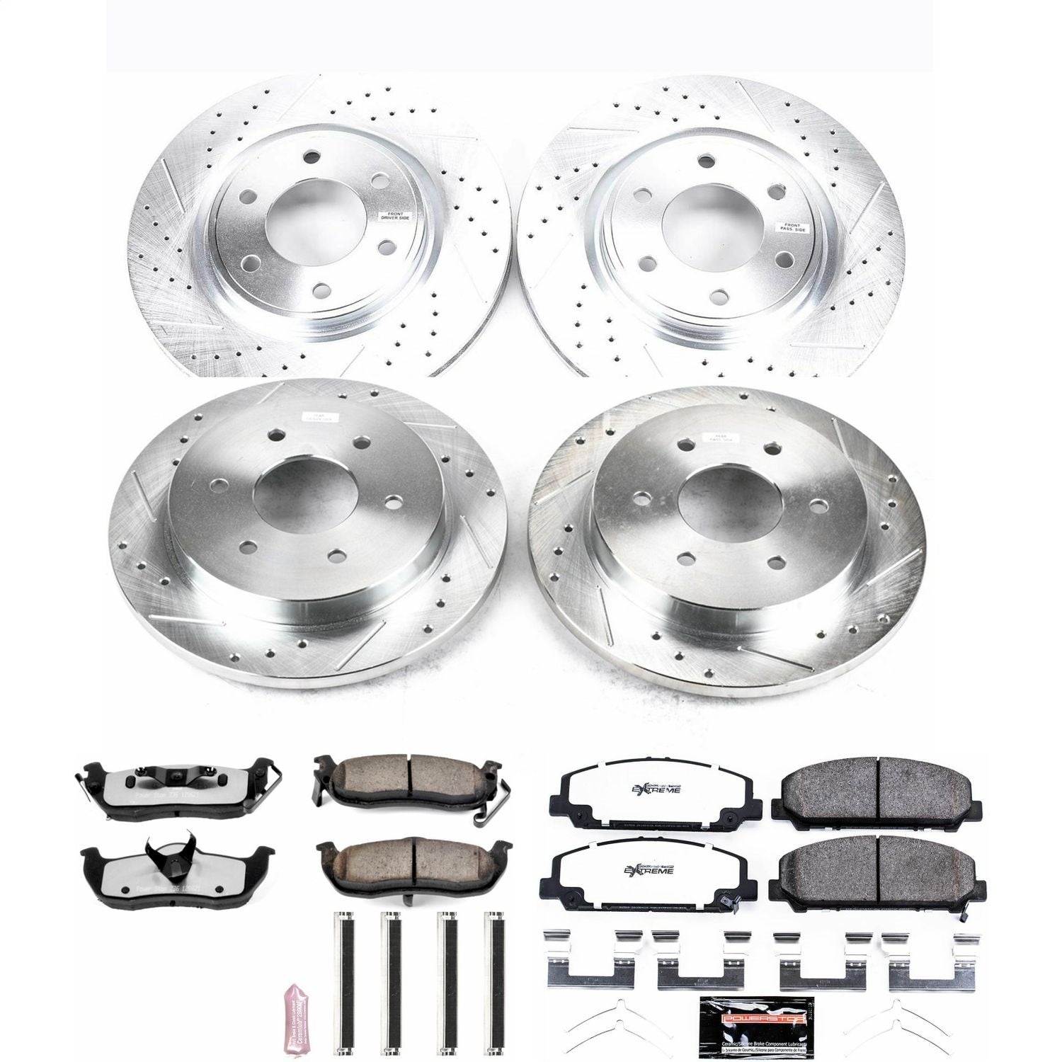 PowerStop Front & Rear Z36 Truck & Tow Brake Kit | Nissan Armada (12-15) (K5822-36)