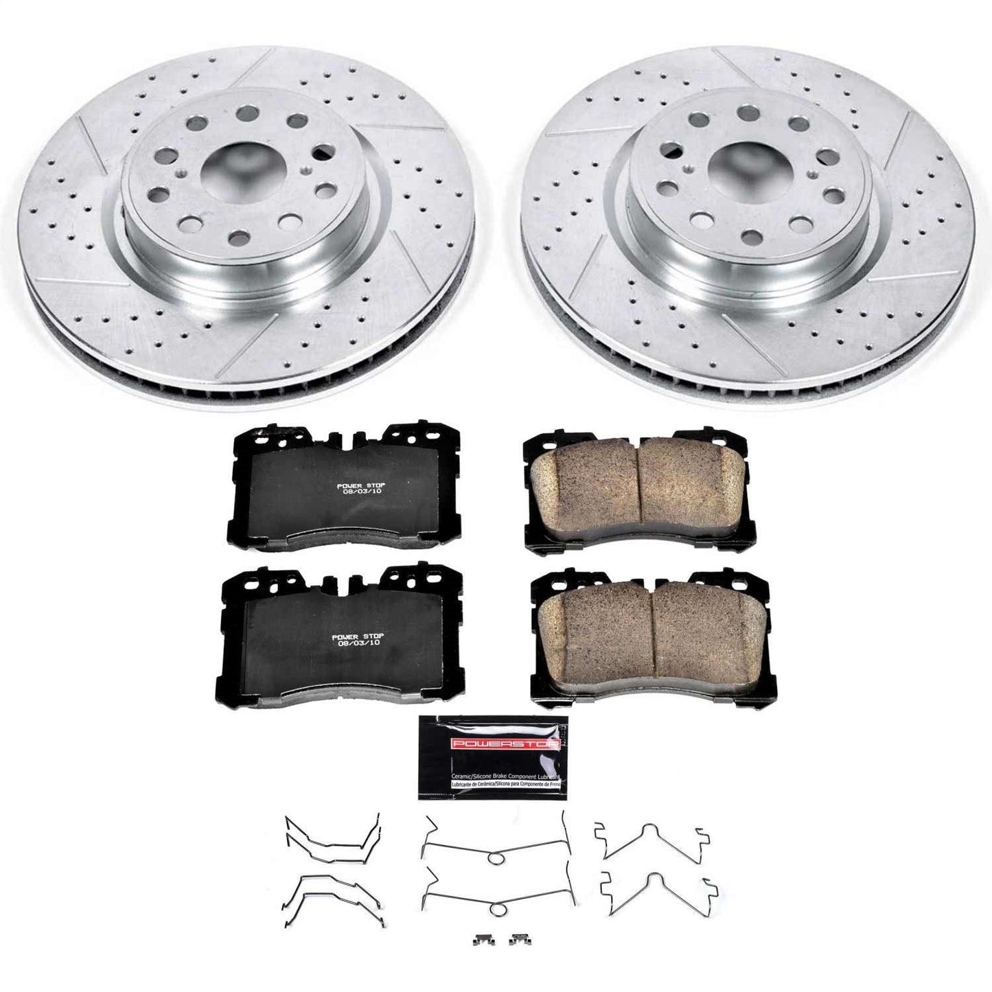 PowerStop Z23 Evolution Sport Front Brake Kit | Lexus LS460 (10-17) (K5824)