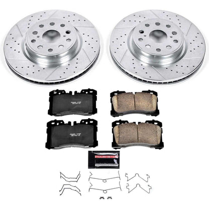 PowerStop Z23 Evolution Sport Front Brake Kit | Lexus LS460 (10-17) (K5824)