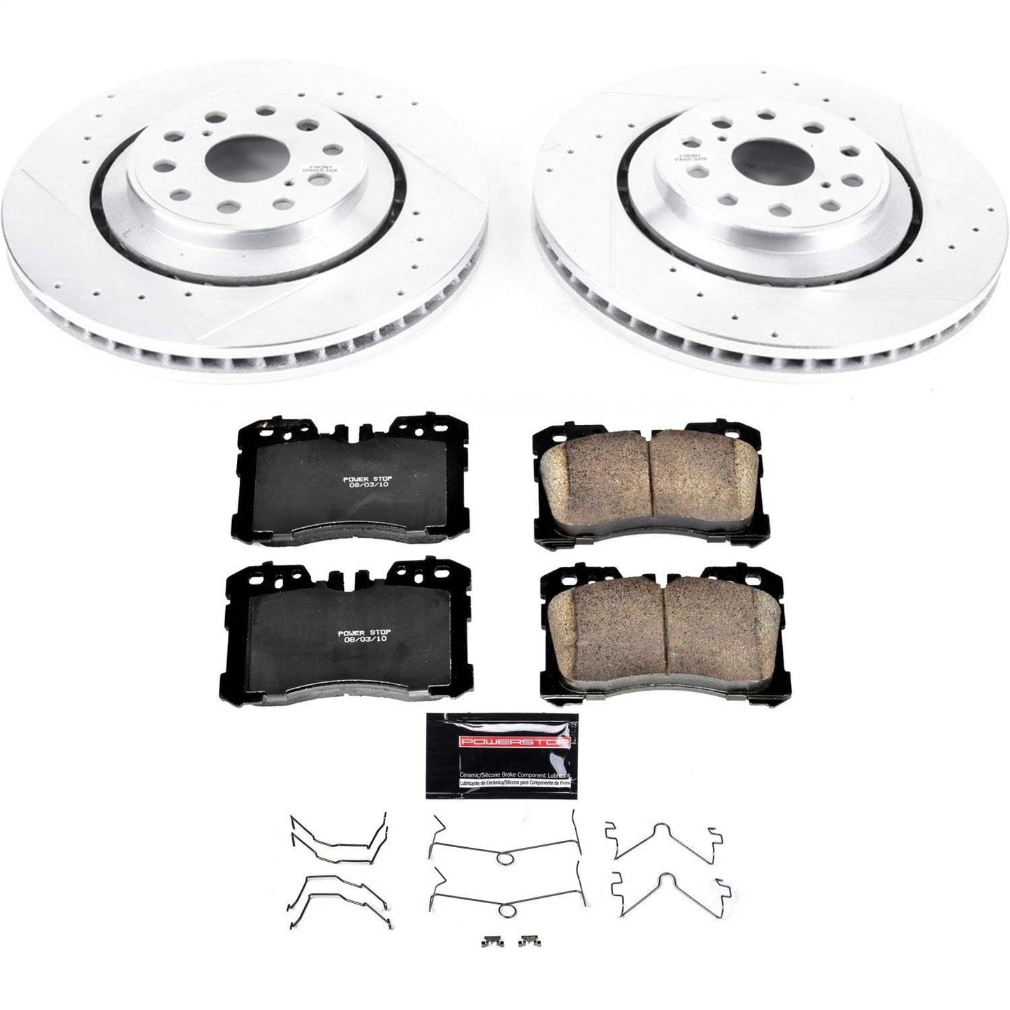 PowerStop Z23 Evolution Sport Front Brake Kit | Lexus LS460 (10-17) (K5826)