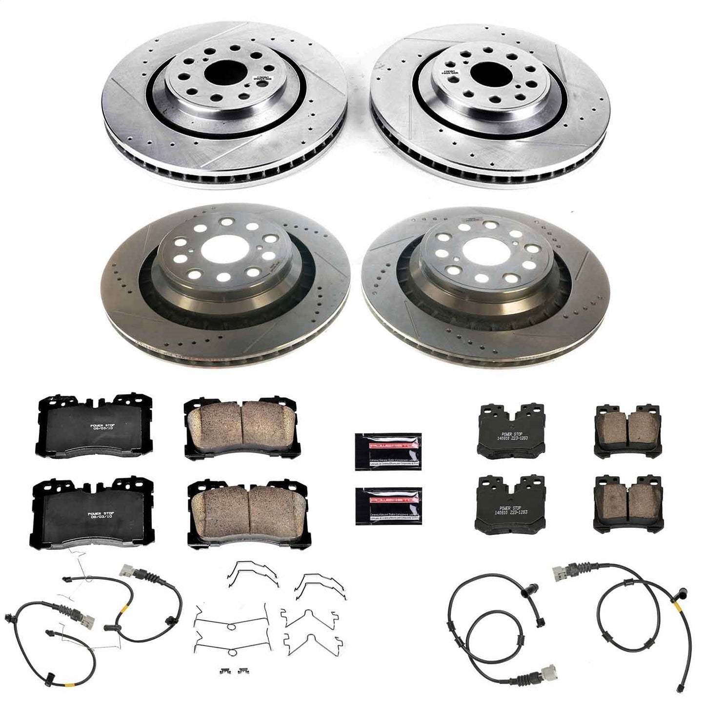 PowerStop Front & Rear Z23 Evolution Sport Brake Kit | Lexus LS460 (10-17) (K5827)