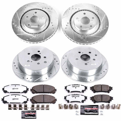 PowerStop Front & Rear Z36 Truck & Tow Brake Kit | Lexus RX350 (10-15) (K5828-36)