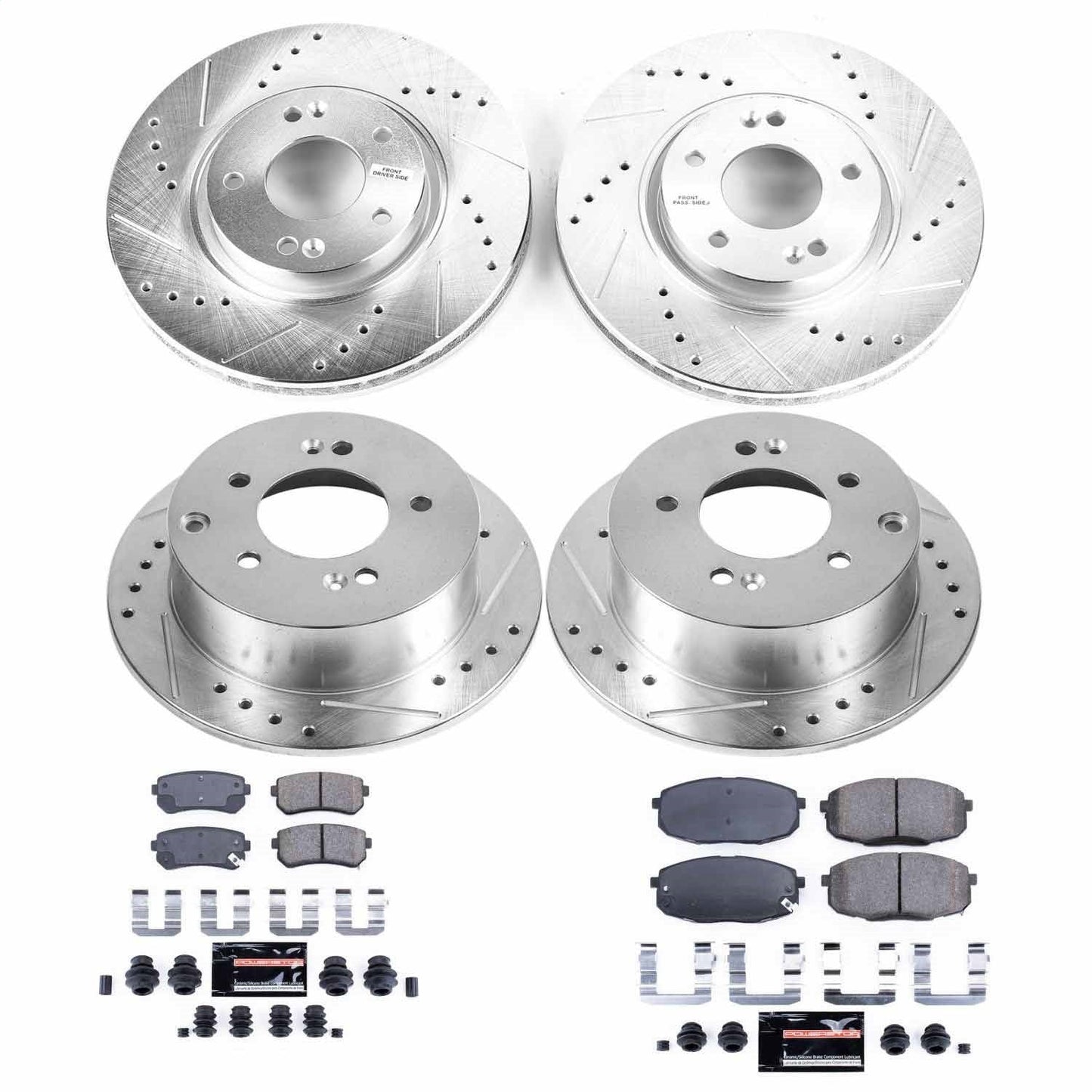 PowerStop Front & Rear Z23 Evolution Sport Brake Kit | Kia Forte (10-13) (K5838)