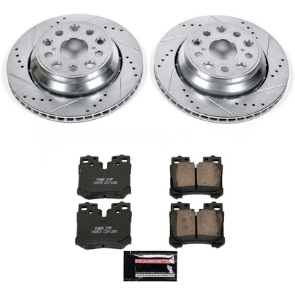 PowerStop Rear Z23 Evolution Sport Brake Kit | Lexus LS460 (10-17) (K5840)
