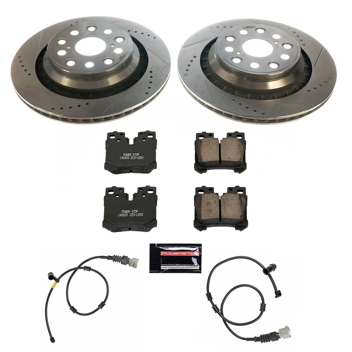 PowerStop Rear Z23 Evolution Sport Brake Kit | Lexus LS460 (10-17) (K5841)