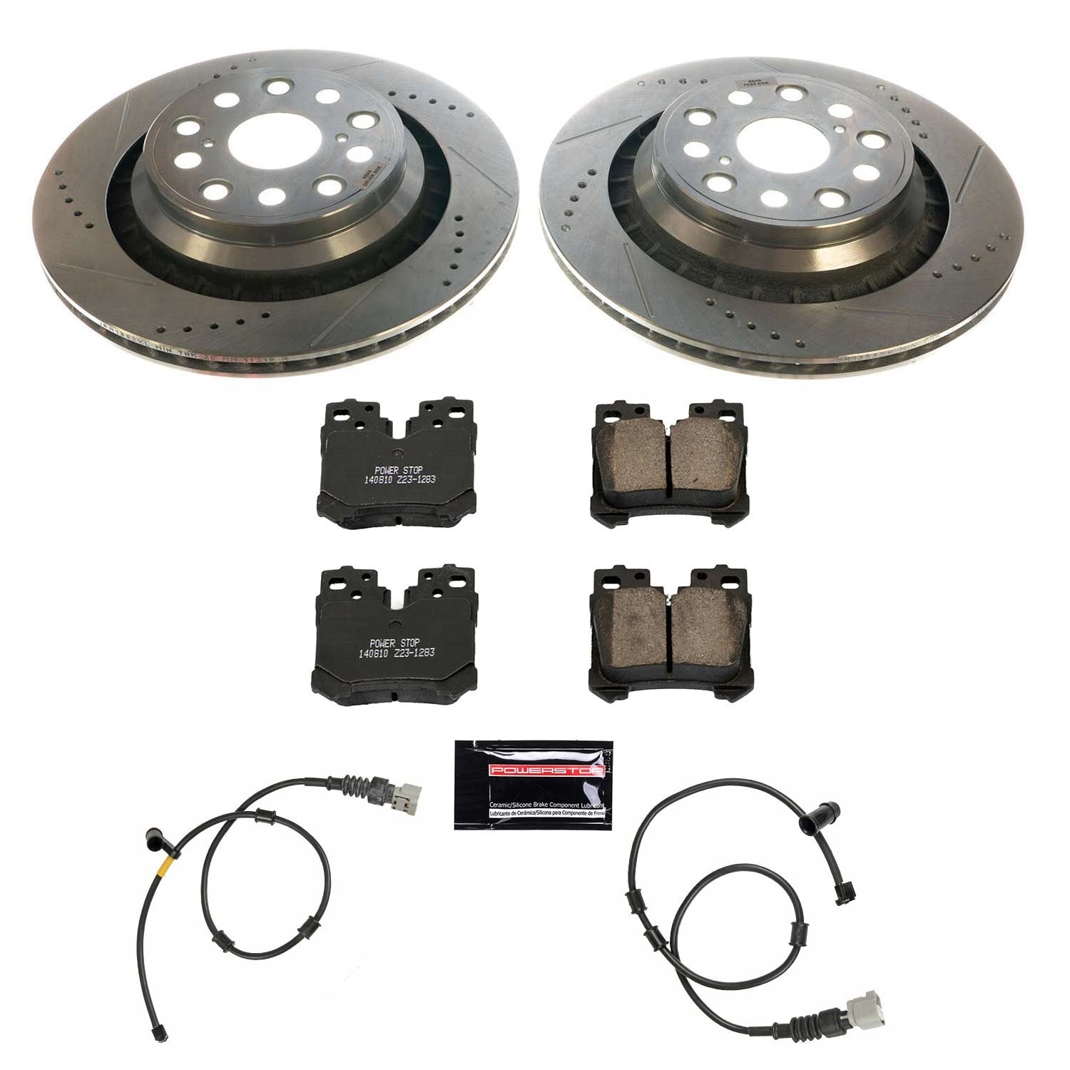 PowerStop Rear Z23 Evolution Sport Brake Kit | Lexus LS460 (10-17) (K5841)