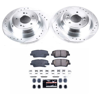 PowerStop Rear Z23 Evolution Sport Brake Kit | Hyundai Genesis (09) (K5847)