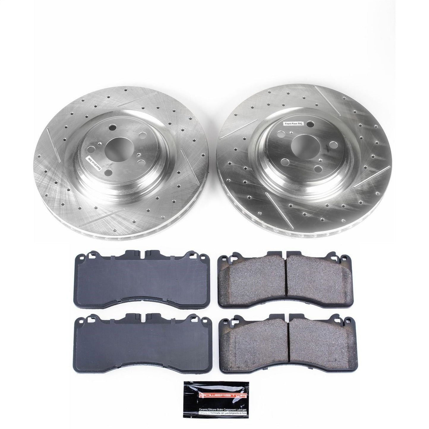 PowerStop Z23 Evolution Front Brake Kit | Lexus LS460 (10-17) (K5849)