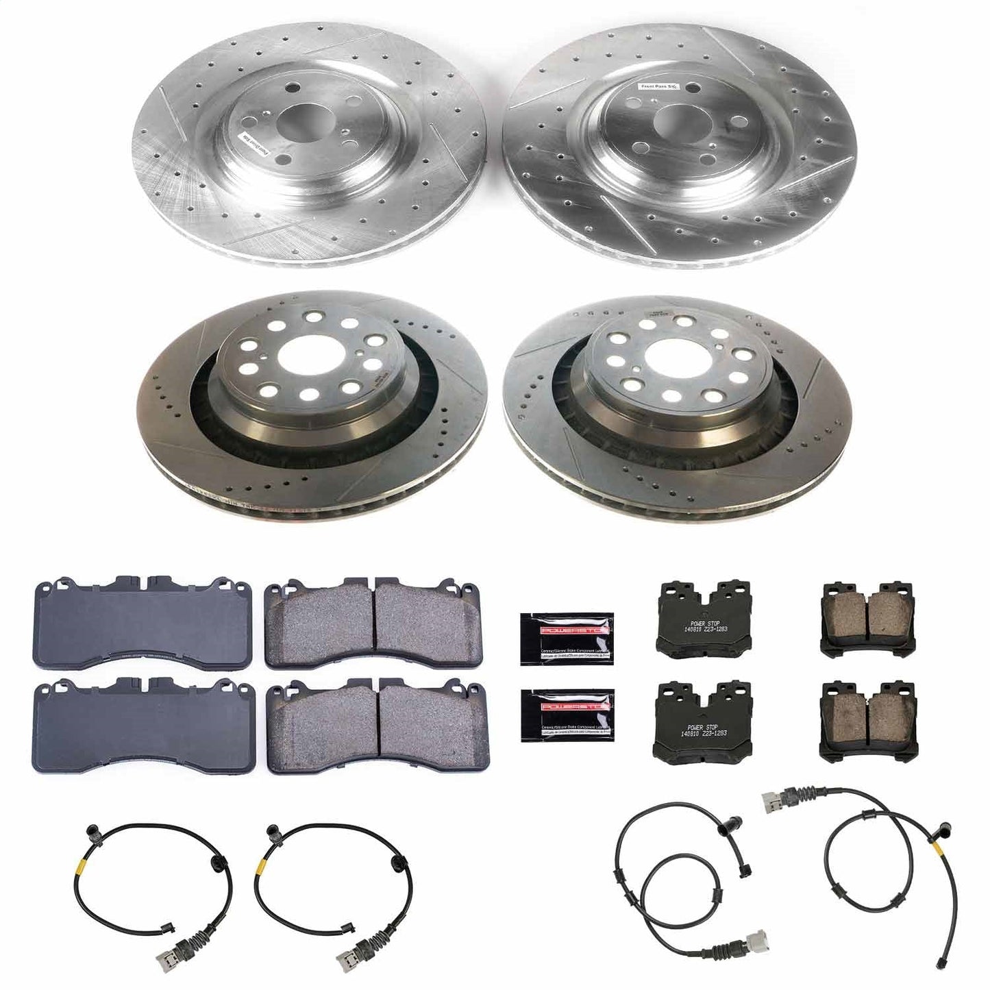 PowerStop Front & Rear Z23 Evolution Brake Kit | Lexus LS460 (10-17) (K5850)