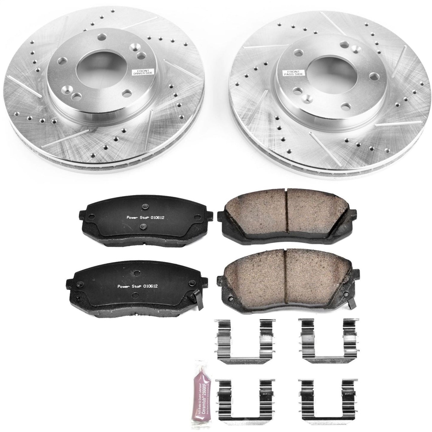 PowerStop Front Z23 Evolution Sport Brake Kit | Kia Rondo (07-10) (K5851)