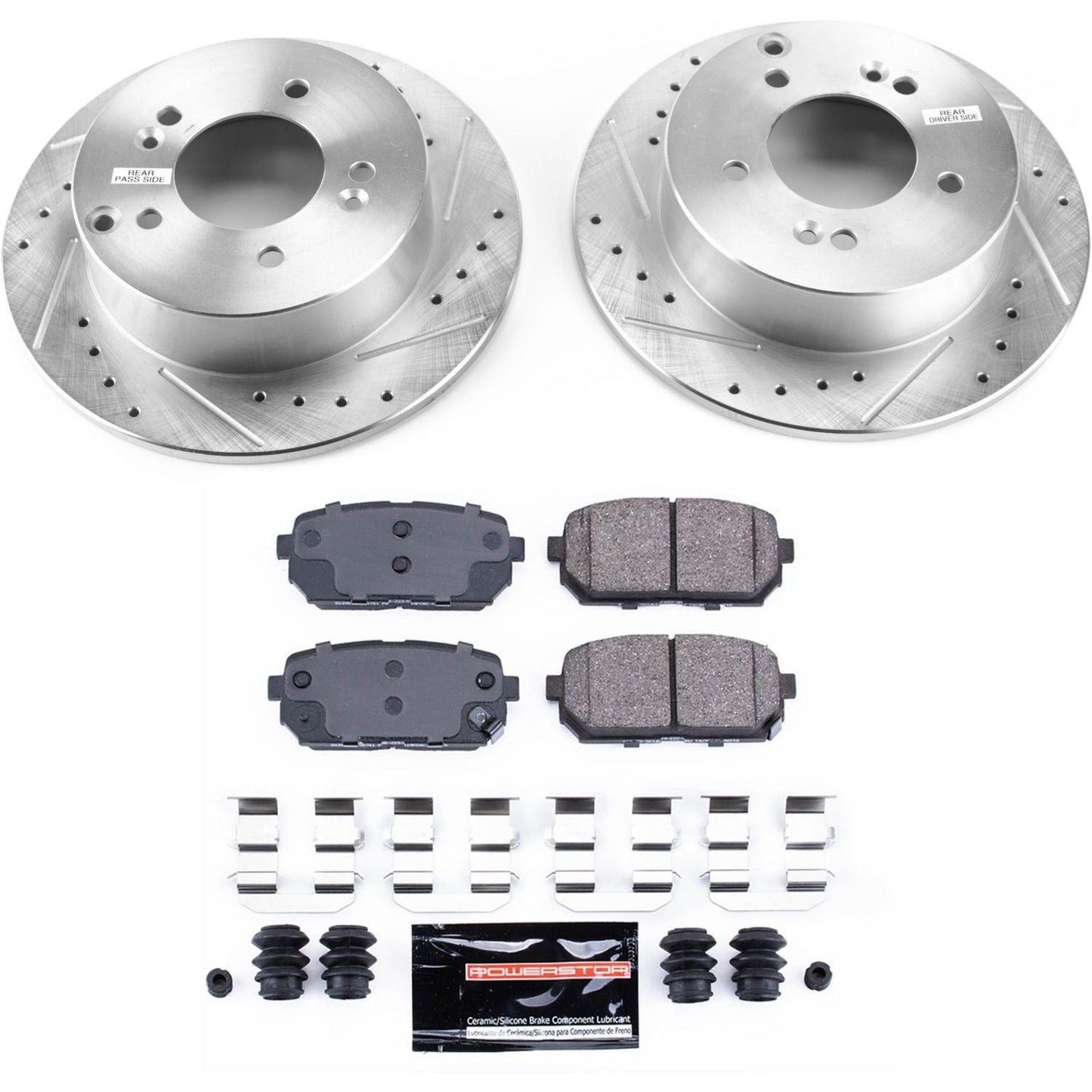 PowerStop Rear Z23 Evolution Sport Brake Kit | Kia Rondo (07-10) (K5853)