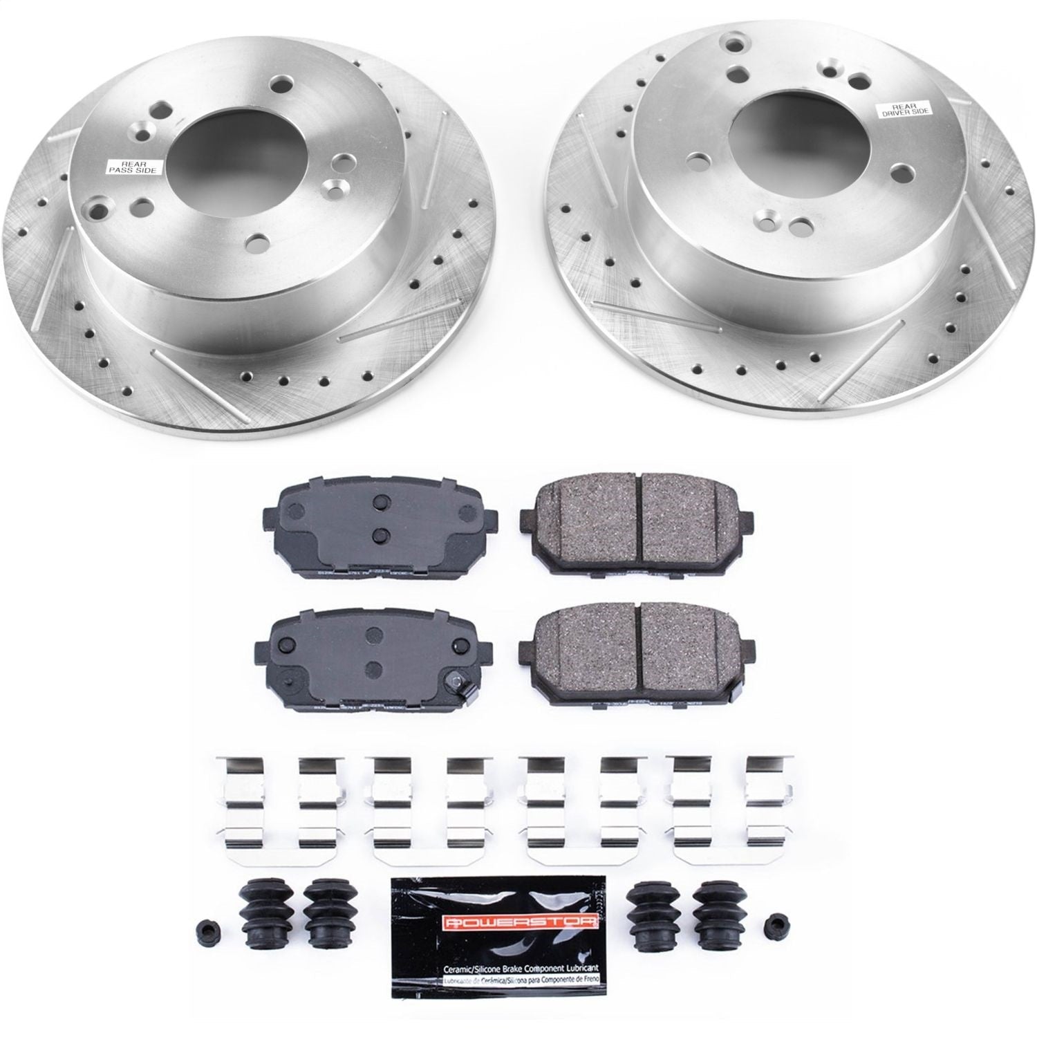 PowerStop Rear Z23 Evolution Sport Brake Kit | Kia Rondo (07-10) (K5853)