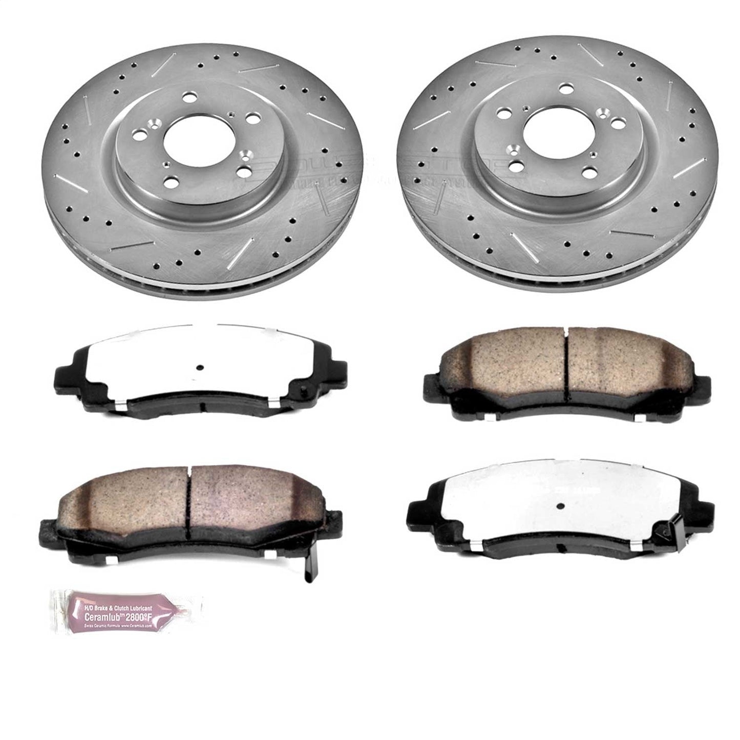 PowerStop Front Z36 Truck & Tow Brake Kit | Acura TL (09-14) (K5855-36)
