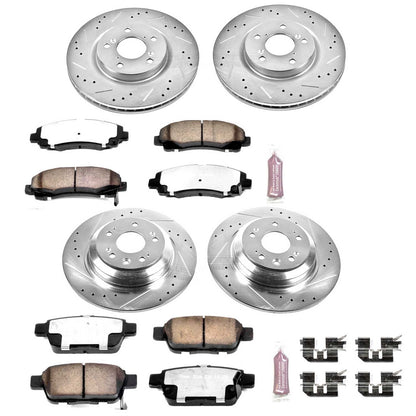 PowerStop Front & Rear Z36 Truck & Tow Brake Kit | Acura TL (09-14) (K5856-36)