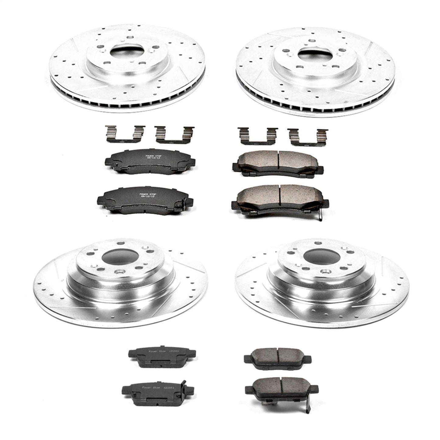 PowerStop Front & Rear Z23 Evolution Sport Brake Kit | Acura TL (09-14) (K5856)
