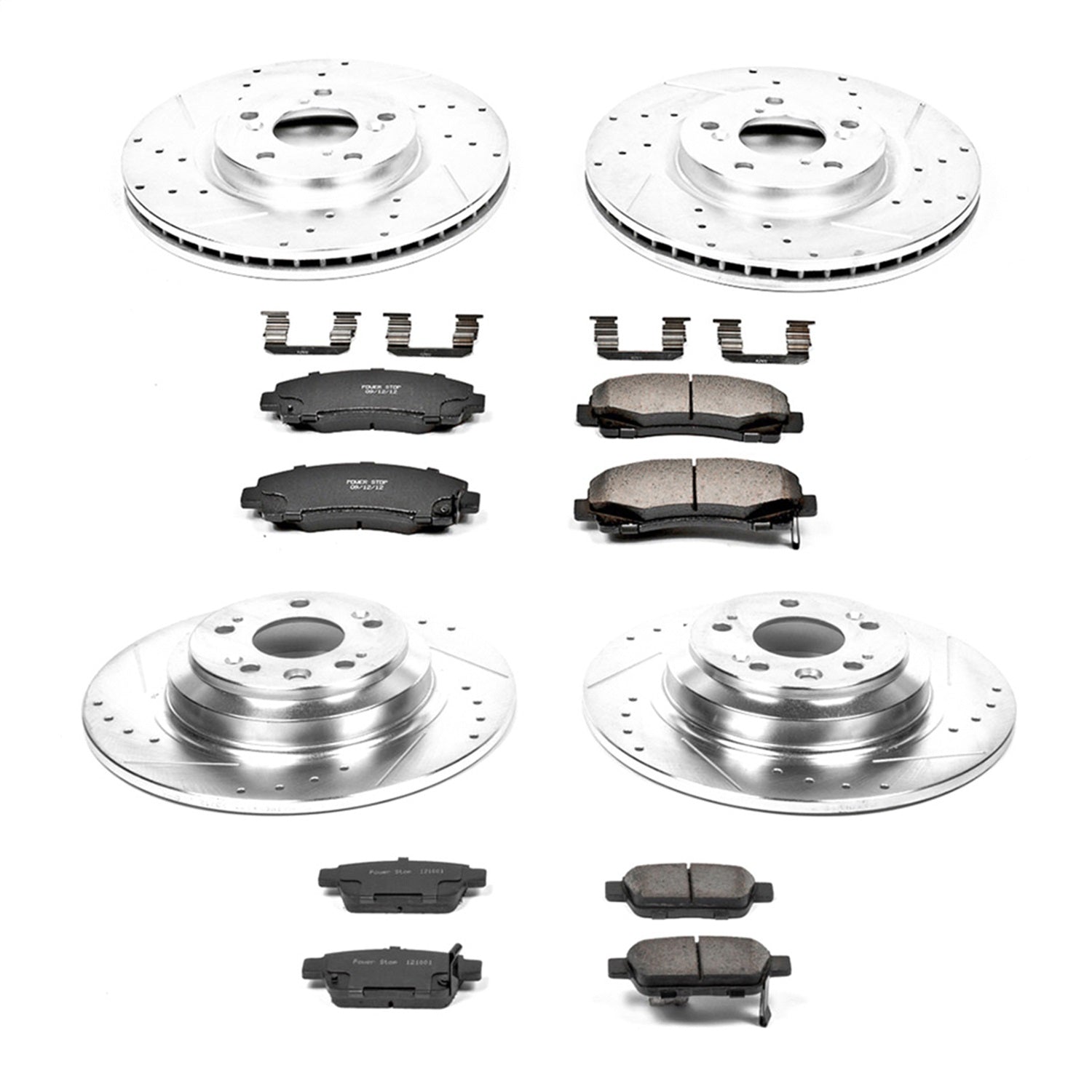 PowerStop Front & Rear Z23 Evolution Sport Brake Kit | Acura TL (09-14) (K5856)
