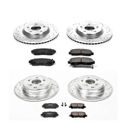 PowerStop Front & Rear Z23 Evolution Sport Brake Kit | Honda Odyssey (11-14) (K5858)