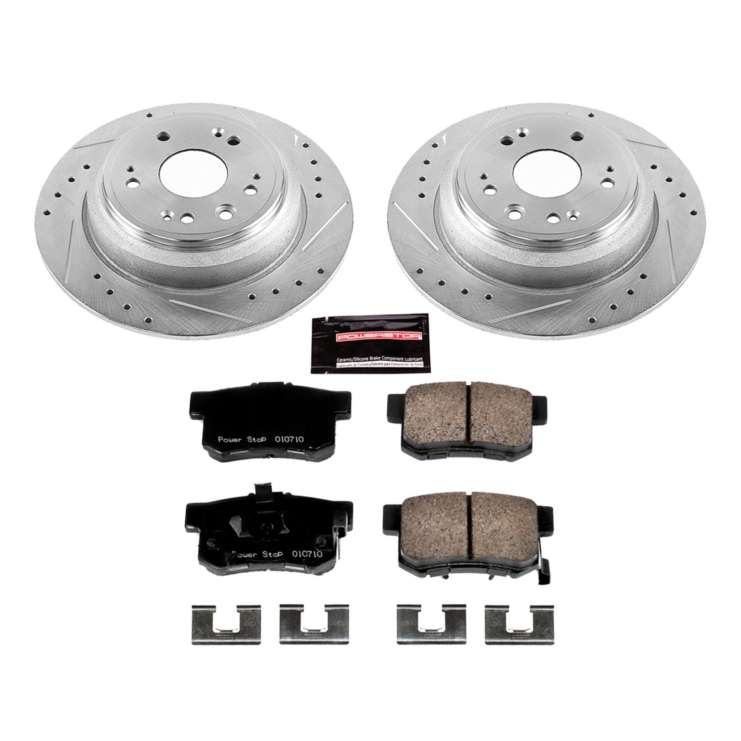 PowerStop Rear Z23 Evolution Sport Brake Kit | Honda Accord Crosstour (10-11) (K5859)