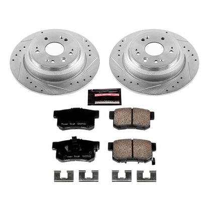 PowerStop Rear Z23 Evolution Sport Brake Kit | Honda Accord Crosstour (10-11) (K5859)