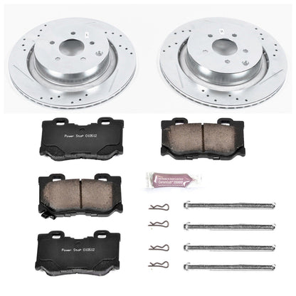 PowerStop Rear Z23 Evolution Sport Brake Kit | Infiniti FX50 (09-13) (K5861)