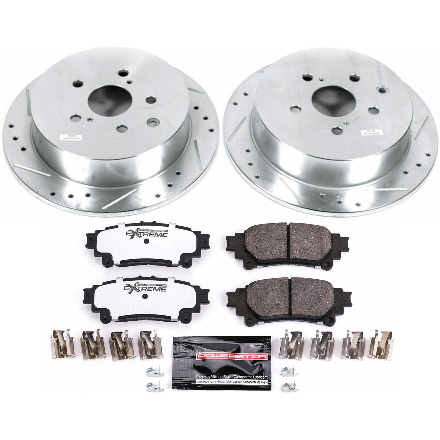 PowerStop Rear Z36 Truck & Tow Brake Kit | Lexus RX350 (10-15) (K5864-36)