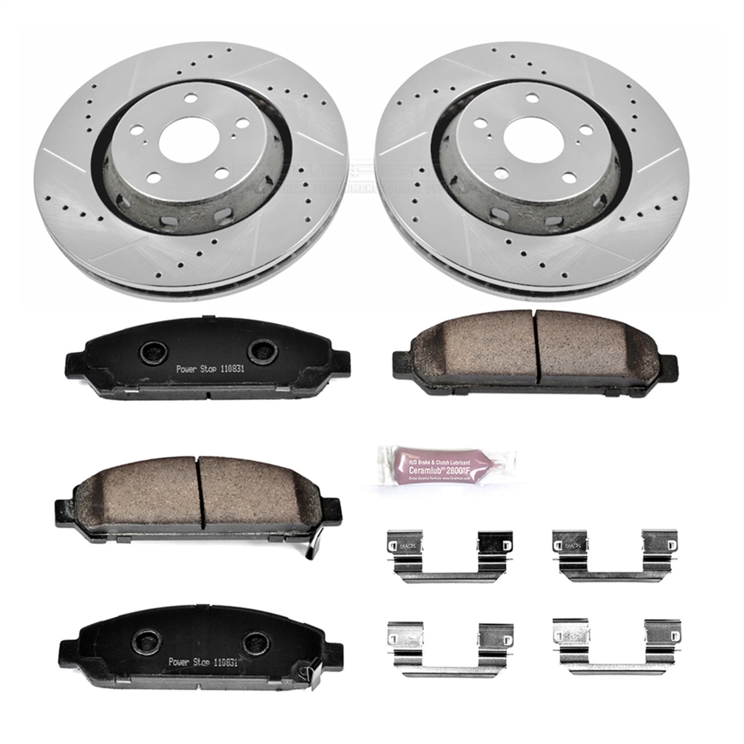 PowerStop Front Z23 Evolution Sport Brake Kit | Toyota Venza (09-16) (K5865)
