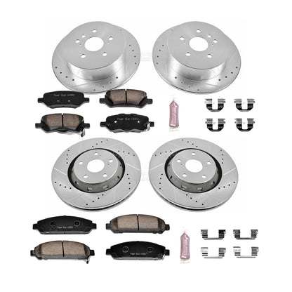 PowerStop Front & Rear Z23 Evolution Sport Brake Kit | Toyota Venza (09-16) (K5866)
